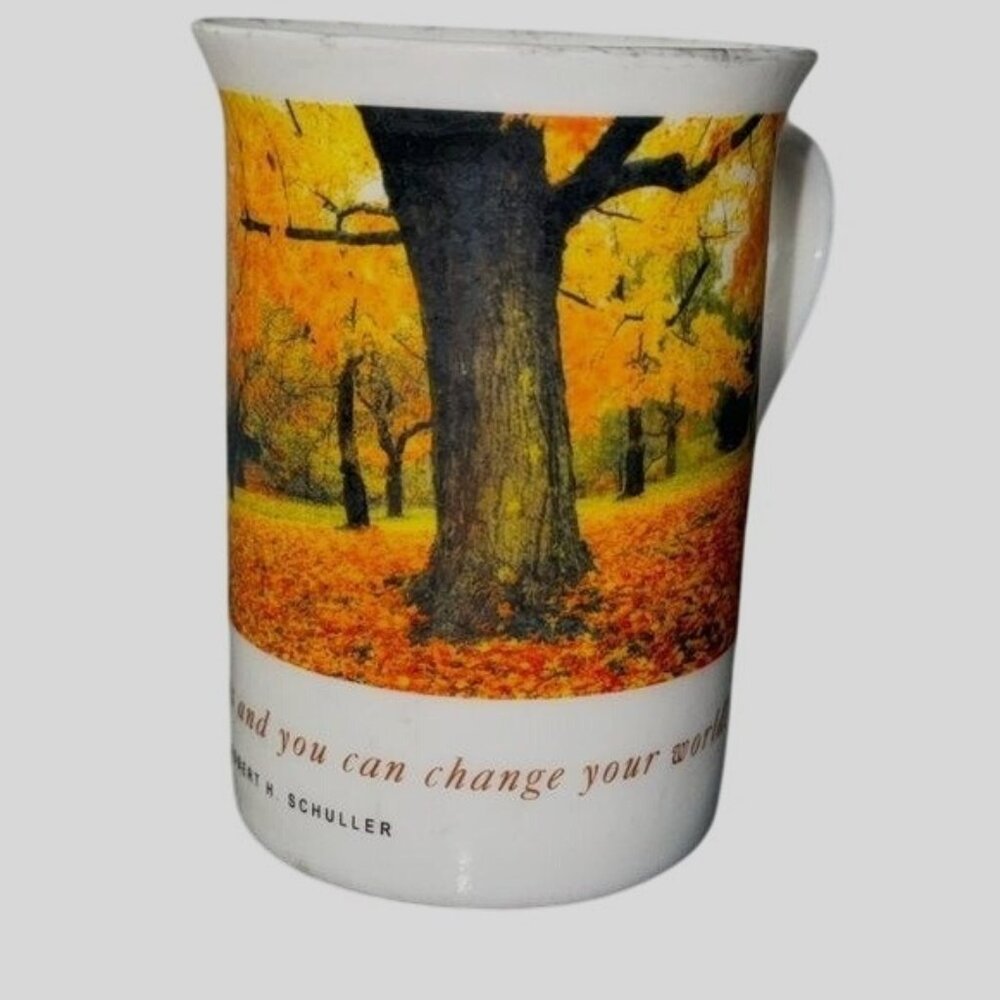 Ken Duncan Hour Of Power Ministry Bone China Mug Autumn Scene Dishwasher & Micro